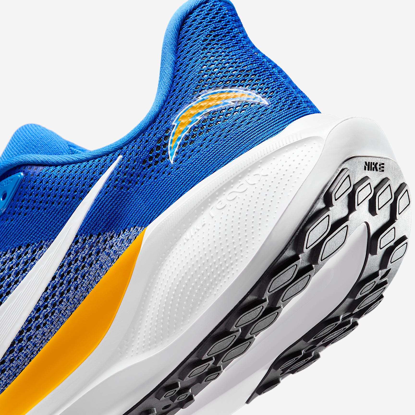 Los Angeles Chargers Pegasus 41 Nike Men's NFL Road Running Shoes Product Image