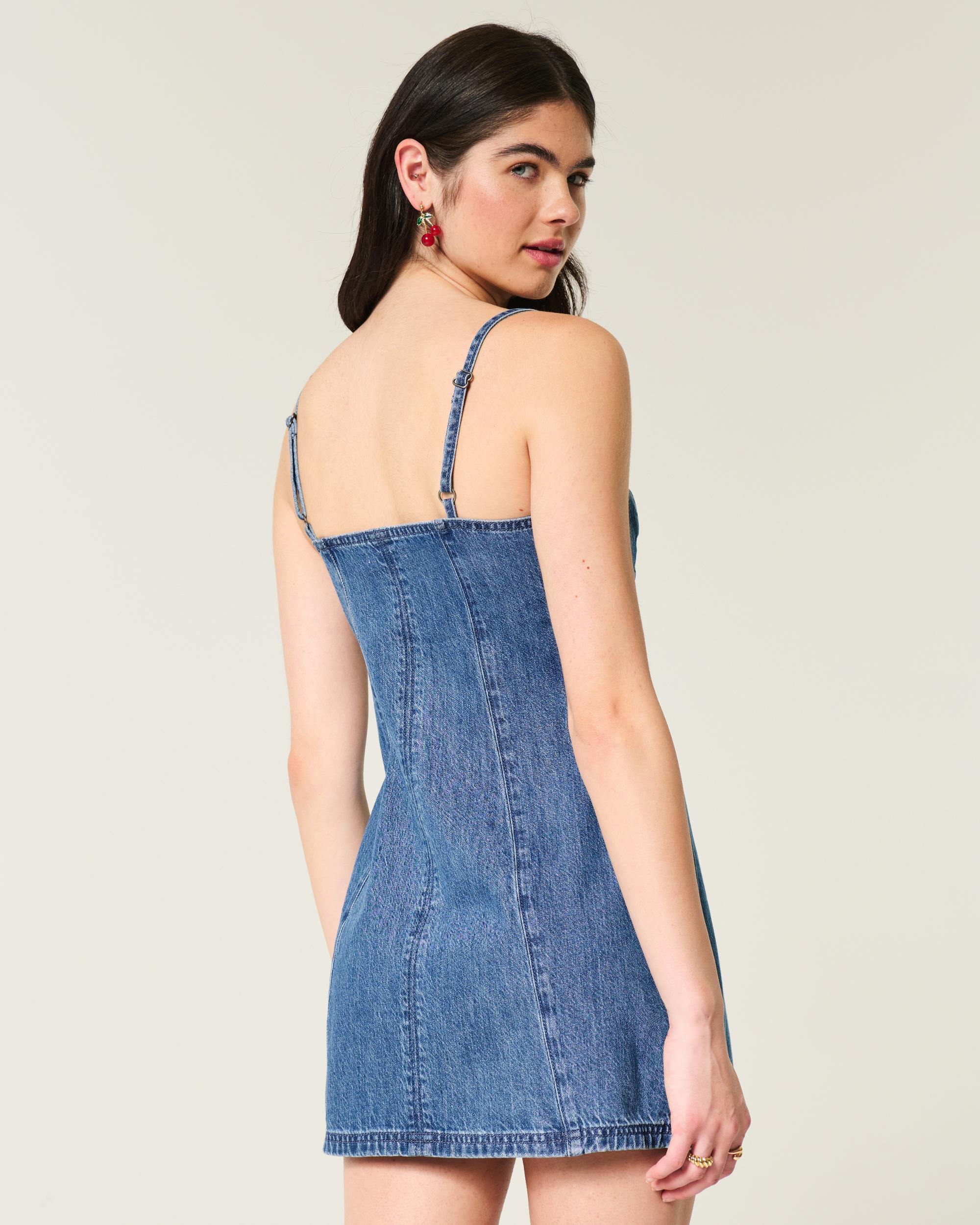 Denim Mini Dress Product Image