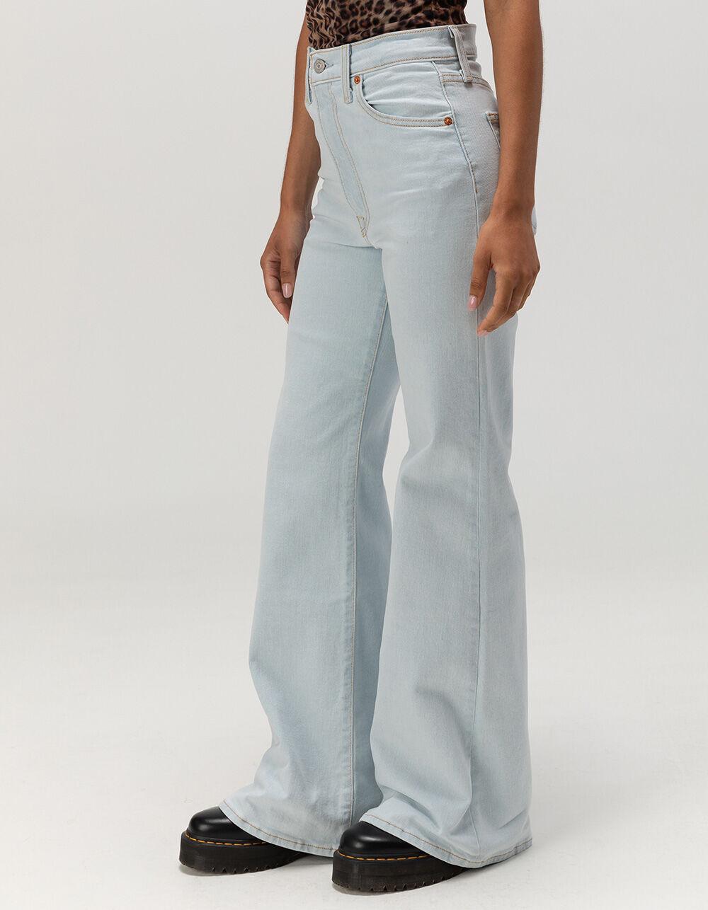 LEVI'S Ribcage Bell Womens Jeans - Perfect Match - LIGHT WASH Product Image