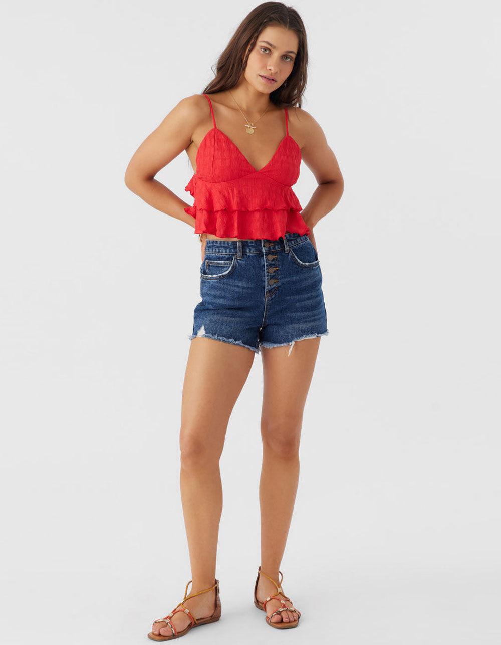 O'NEILL Chloey Womens Top - RED Product Image