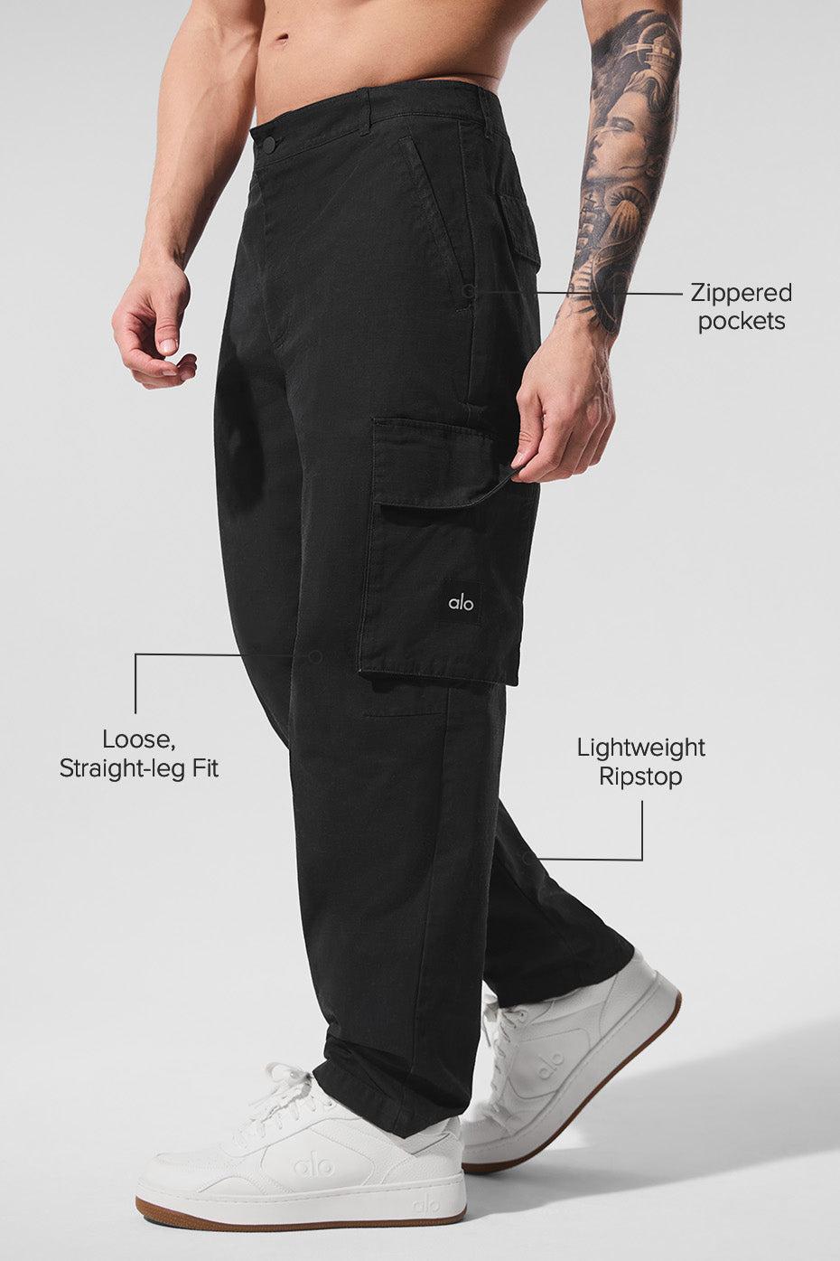 Cargo Ripstop Trouser - Black Product Image