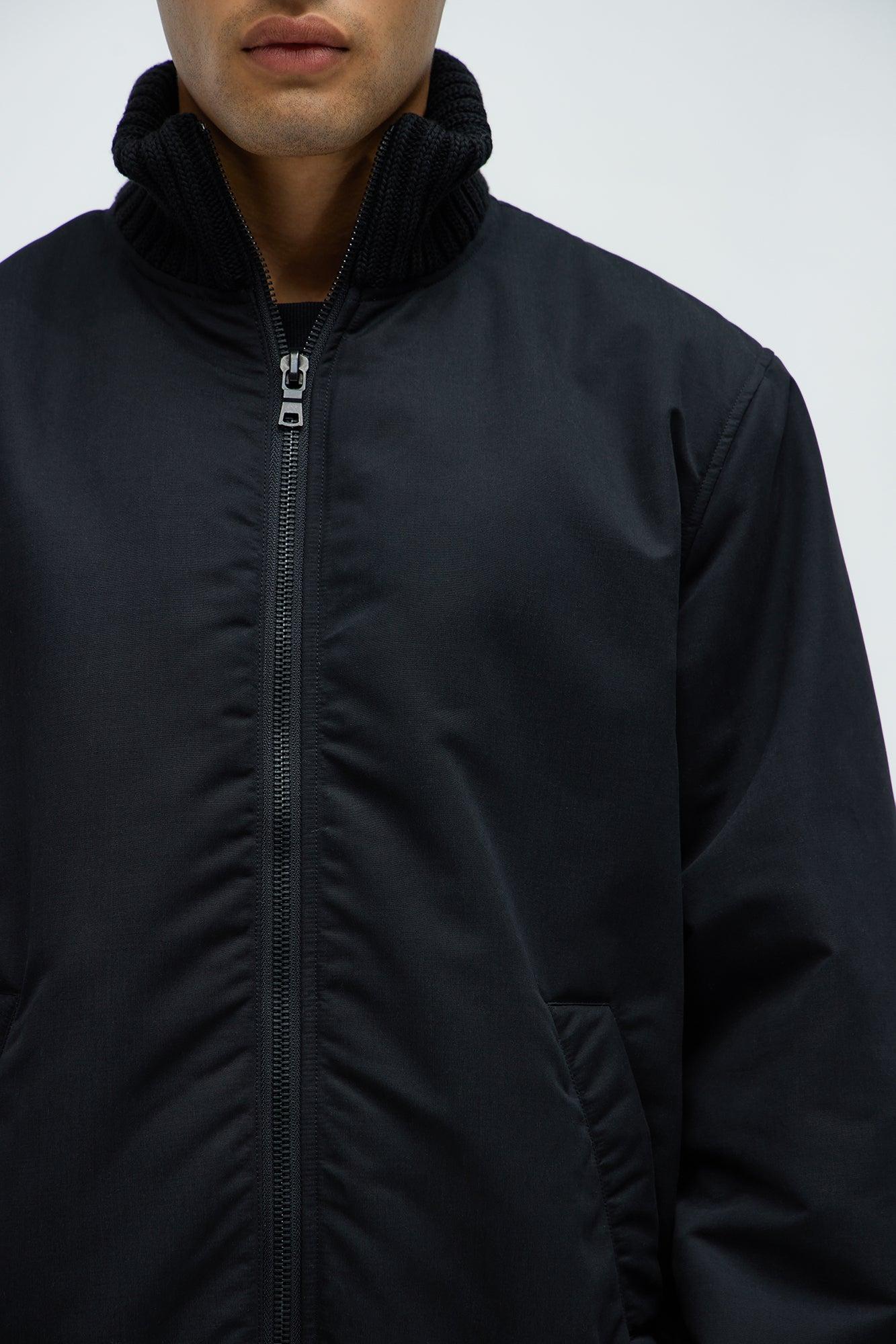 Back To U Bomber Jacket - Black Product Image