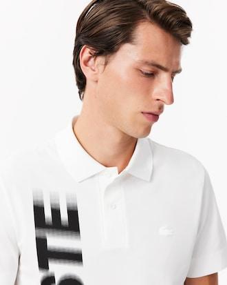 Men's Regular Fit Lacoste Movement Printed Polo Product Image