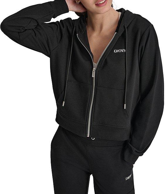 DKNY by Donna Karan Long Sleeve Full Zip Front Hoodie Product Image
