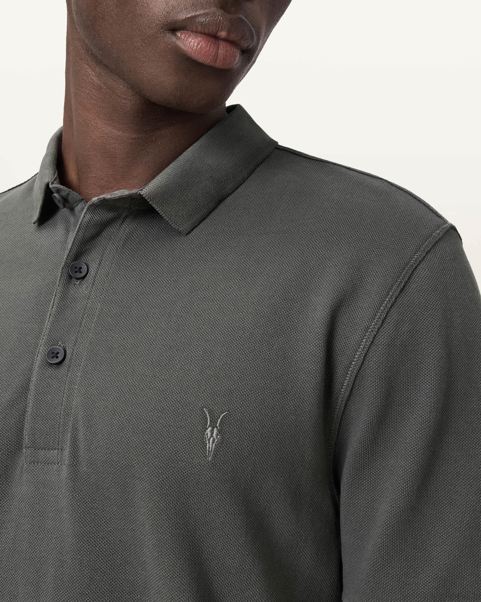 Reform Short Sleeve Polo Shirts 2 Pack MAPLE GREEN/GREEN | ALLSAINTS US Product Image
