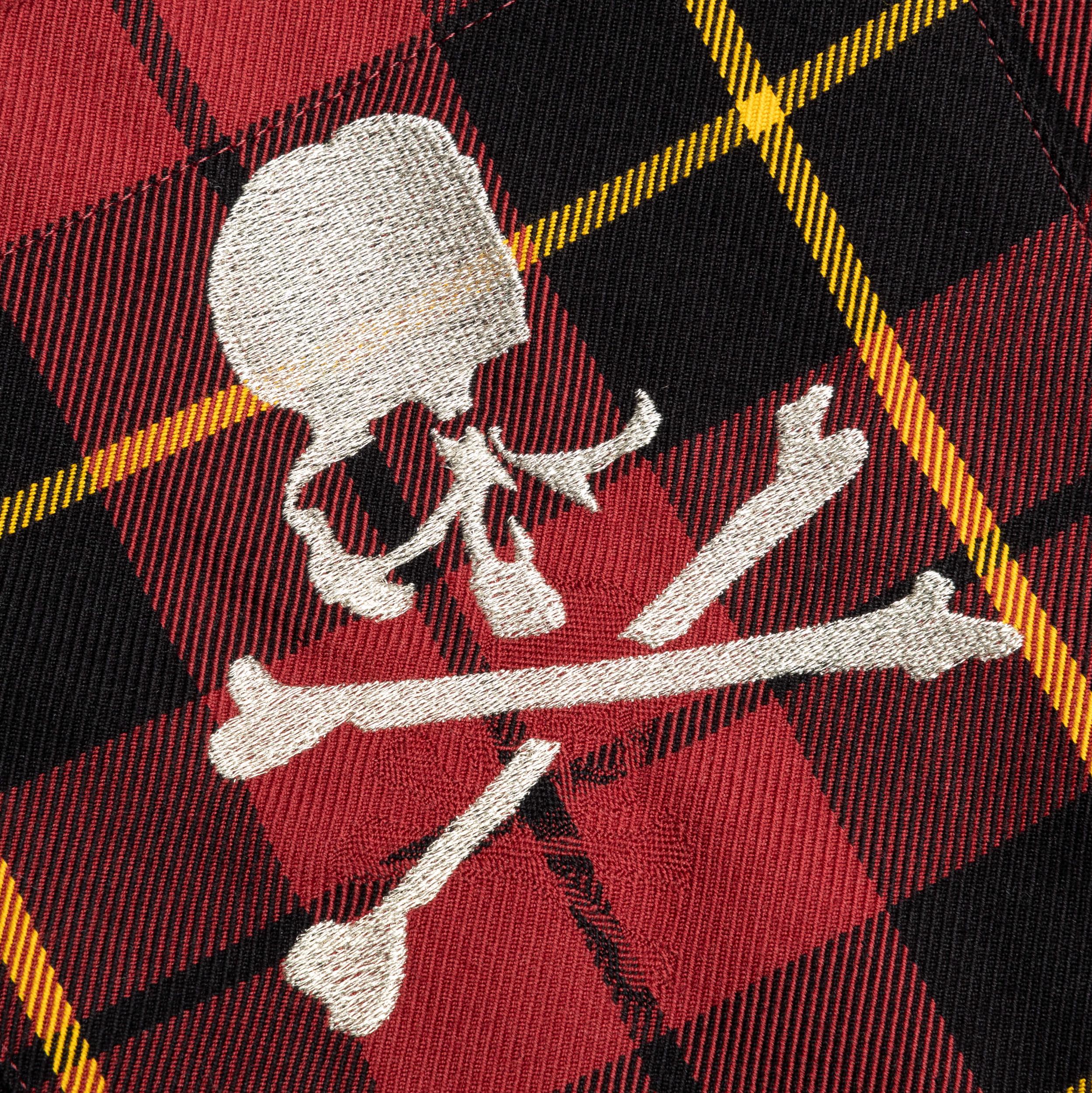 Plaid Long Sleeve Woven Shirt - Burgundy Plaid Male Product Image