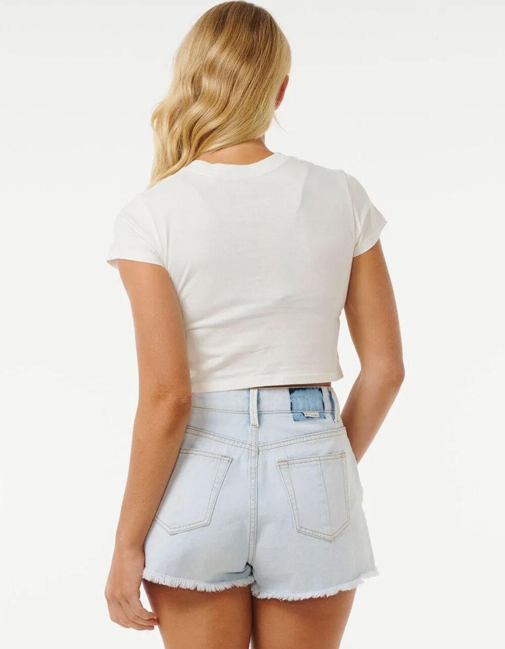 RIP CURL Cosmic Sky Womens Crop Tee - BONE Product Image