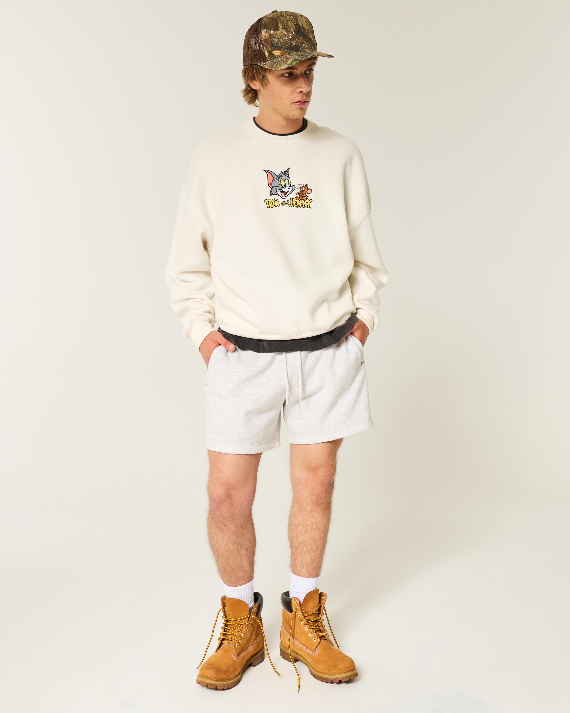 Baggy Cinch Bugs Bunny Graphic Crew Sweatshirt Product Image
