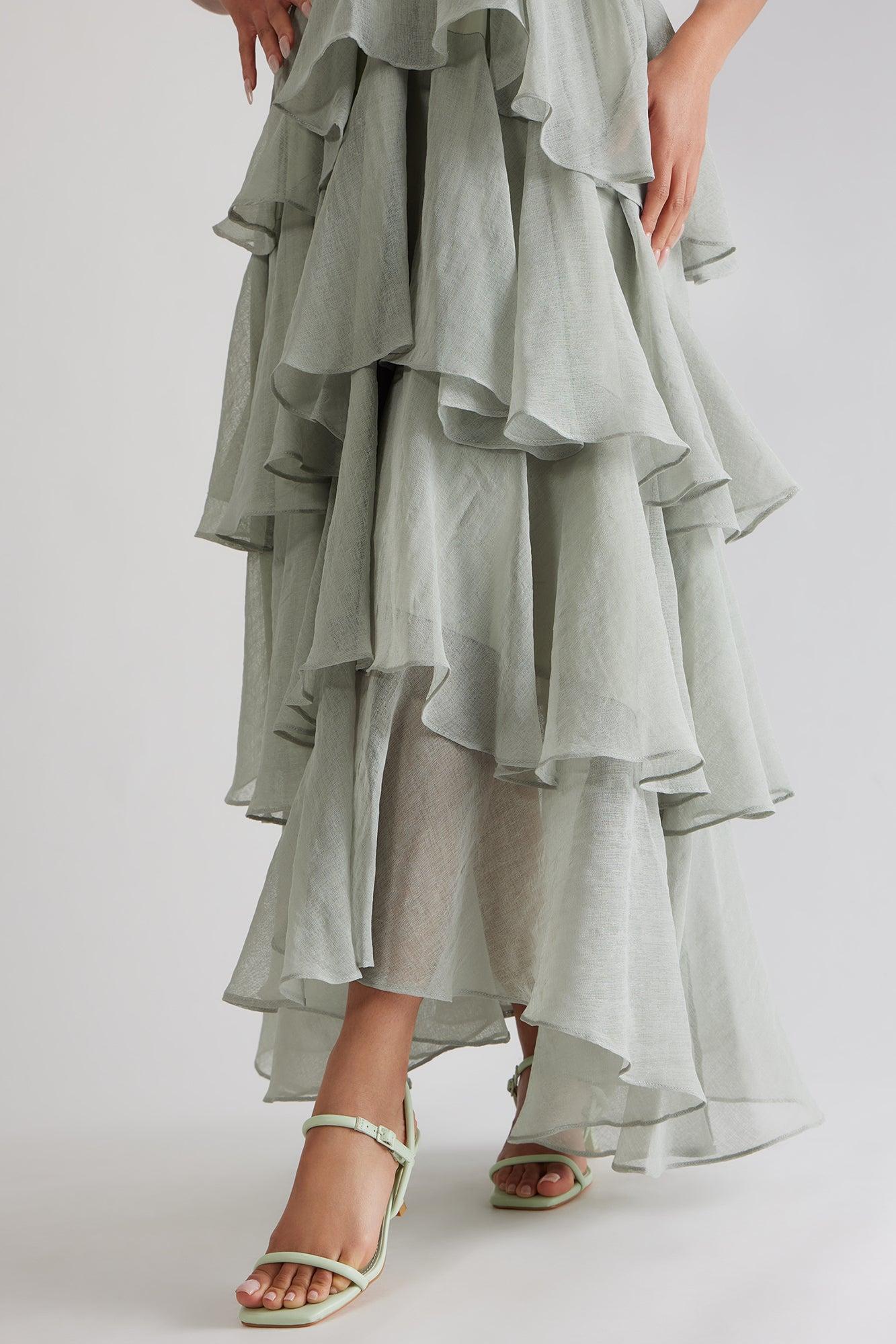 Brantley Slingback Kitten Heels - Mint Product Image