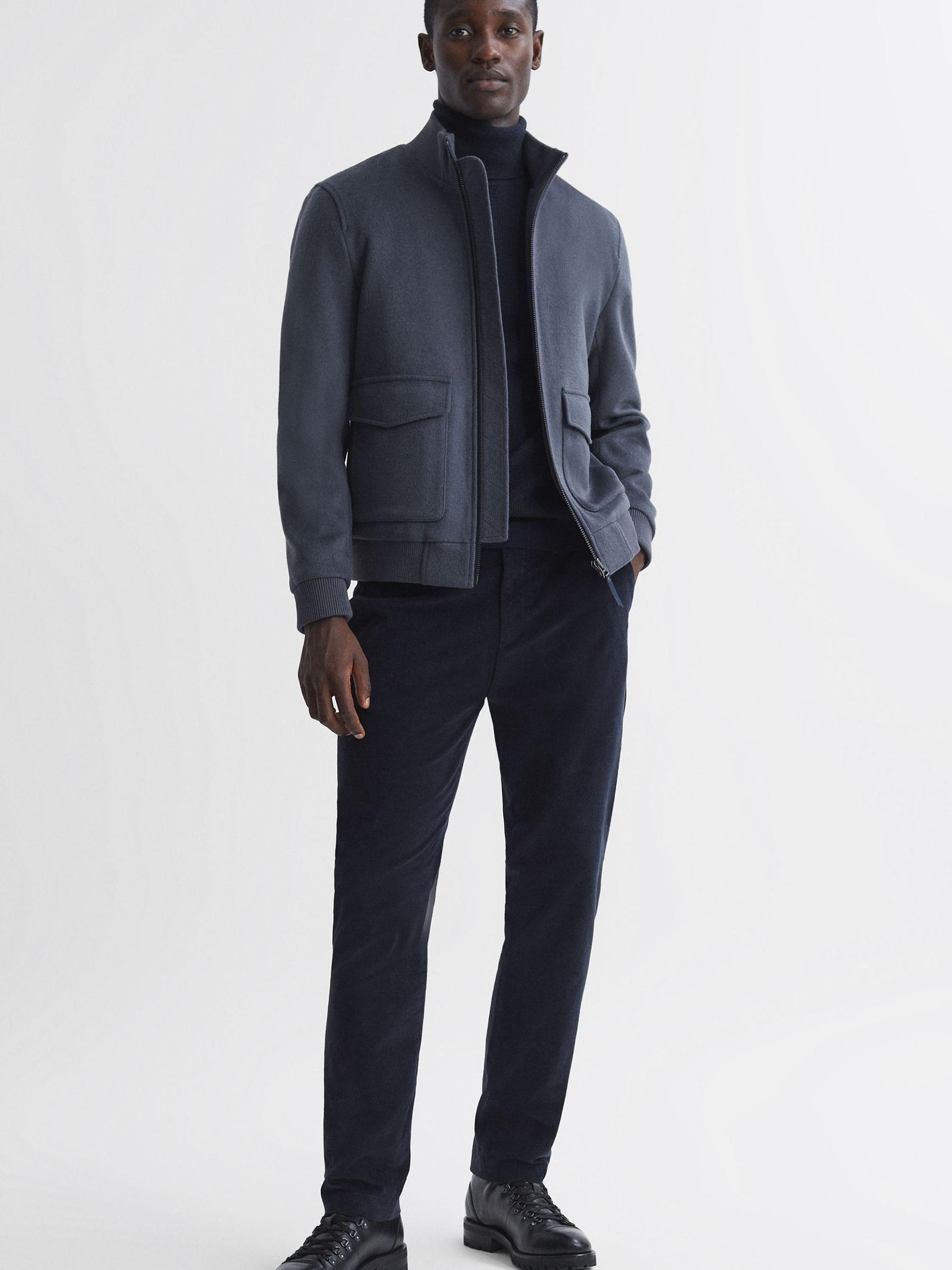 ROYALTY MA-1 BOMBER NAVY Male Product Image