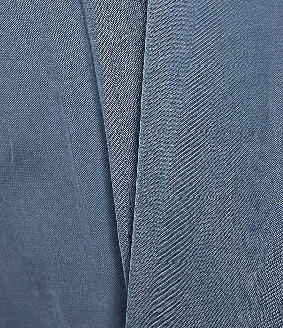 Lucy Paris Ruche Paige V Neck Long Sleeve Twist Front Midi Dress Product Image