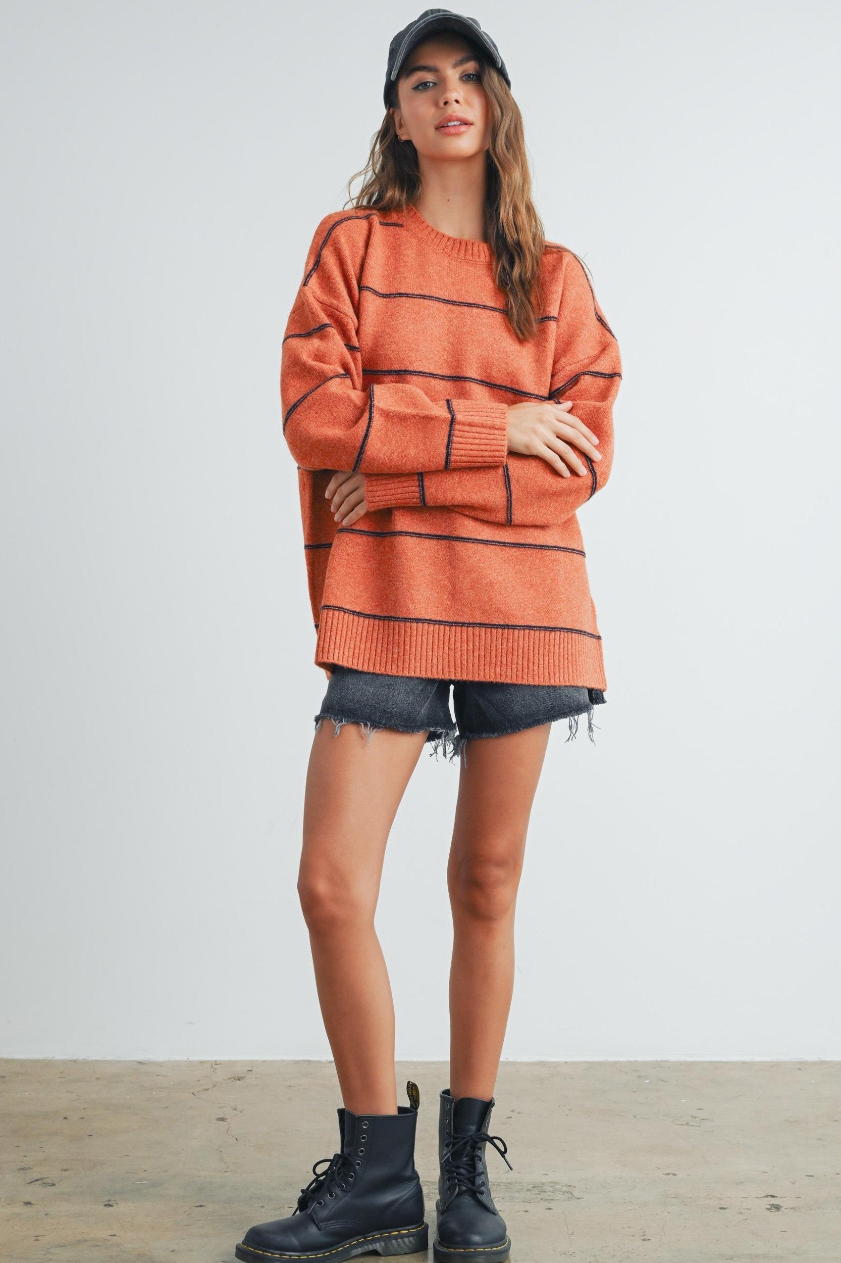Casual Cozy Oversized Sweater Product Image