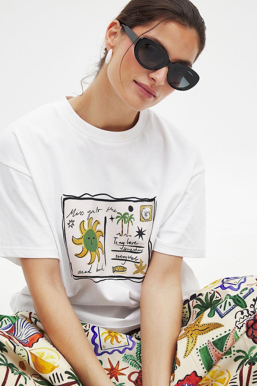 Oversized Printed T-shirt Product Image