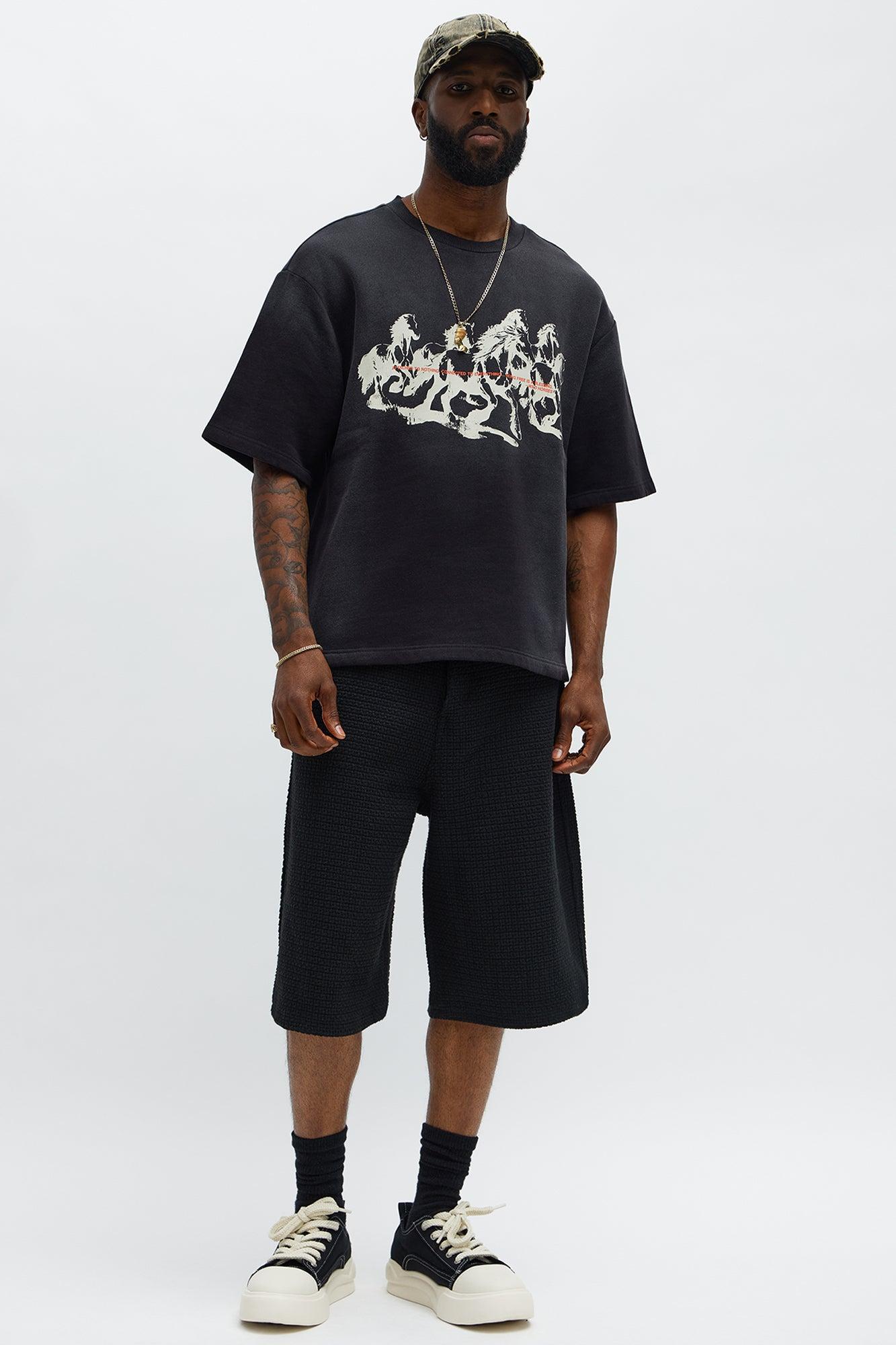 Tyson Wild Blessings Short Sleeve Tee - Black Male Product Image