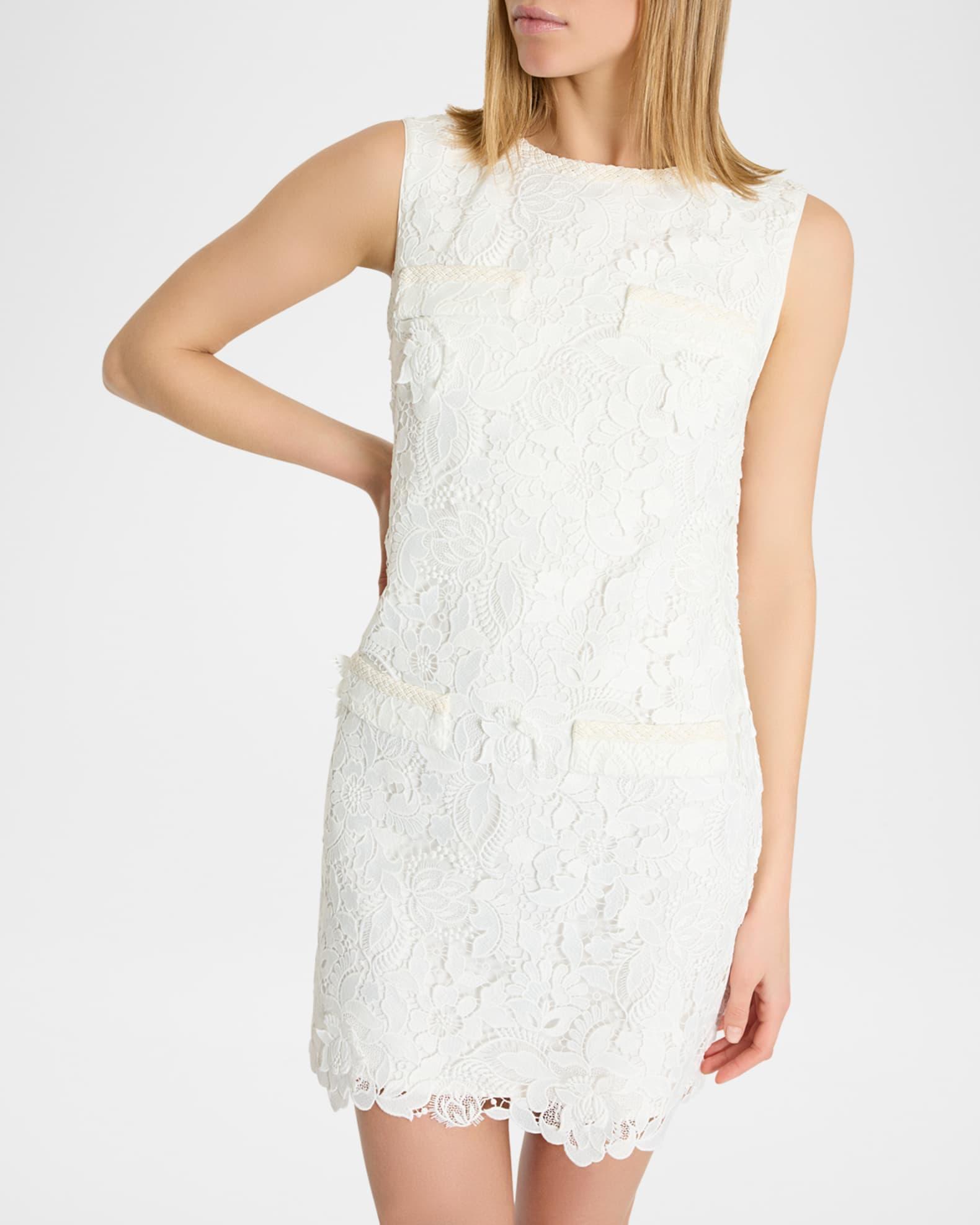 3D Garden Lace Mini Dress Product Image