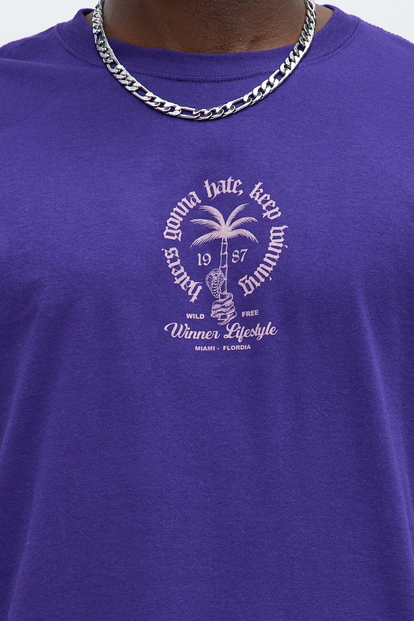 Winners Lifestyle Short Sleeve Tee - Purple Product Image