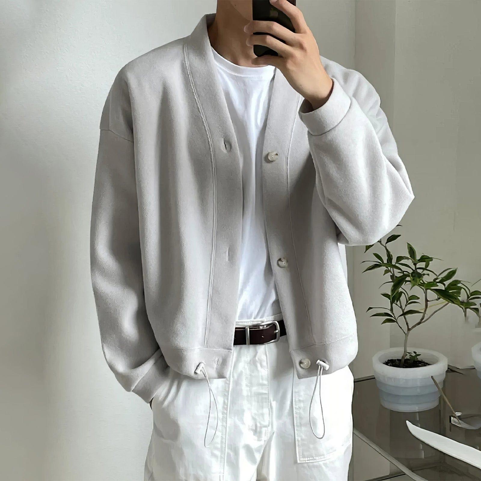 RT No. 12667 KNIT V-NECK CARDIGAN JK Product Image