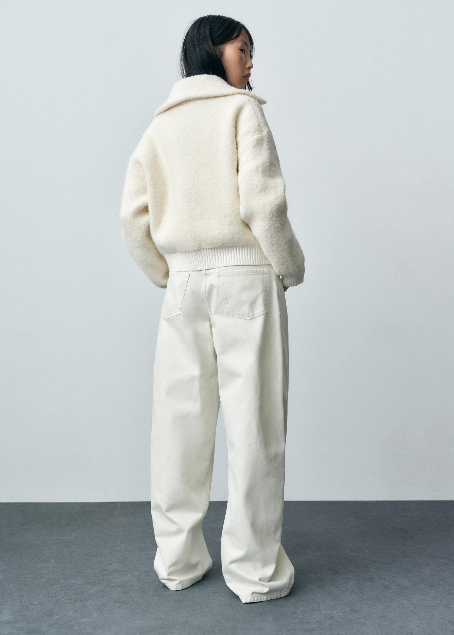 Bouclé wool-blend jacket - Women | MANGO USA Product Image