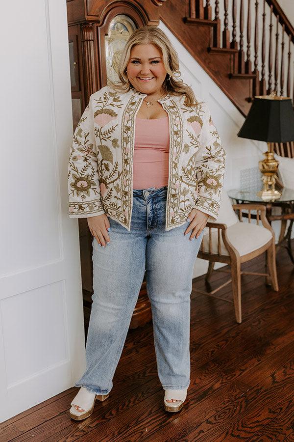 Strolling Down Haight-Ashbury Street Embroidered Jacket Product Image