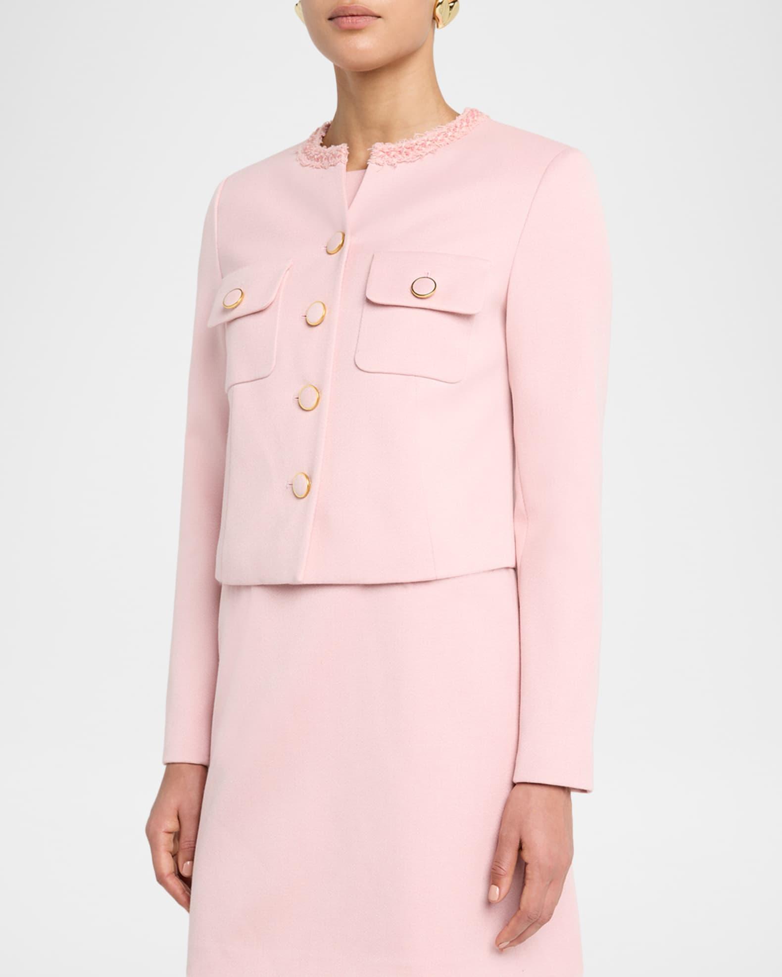 Tailored Melange Twill Jacket Product Image