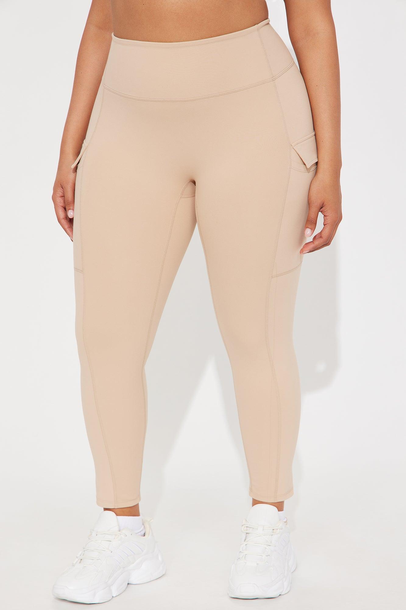 Stronger Super Soft Active 7/8 Legging - Tan Product Image