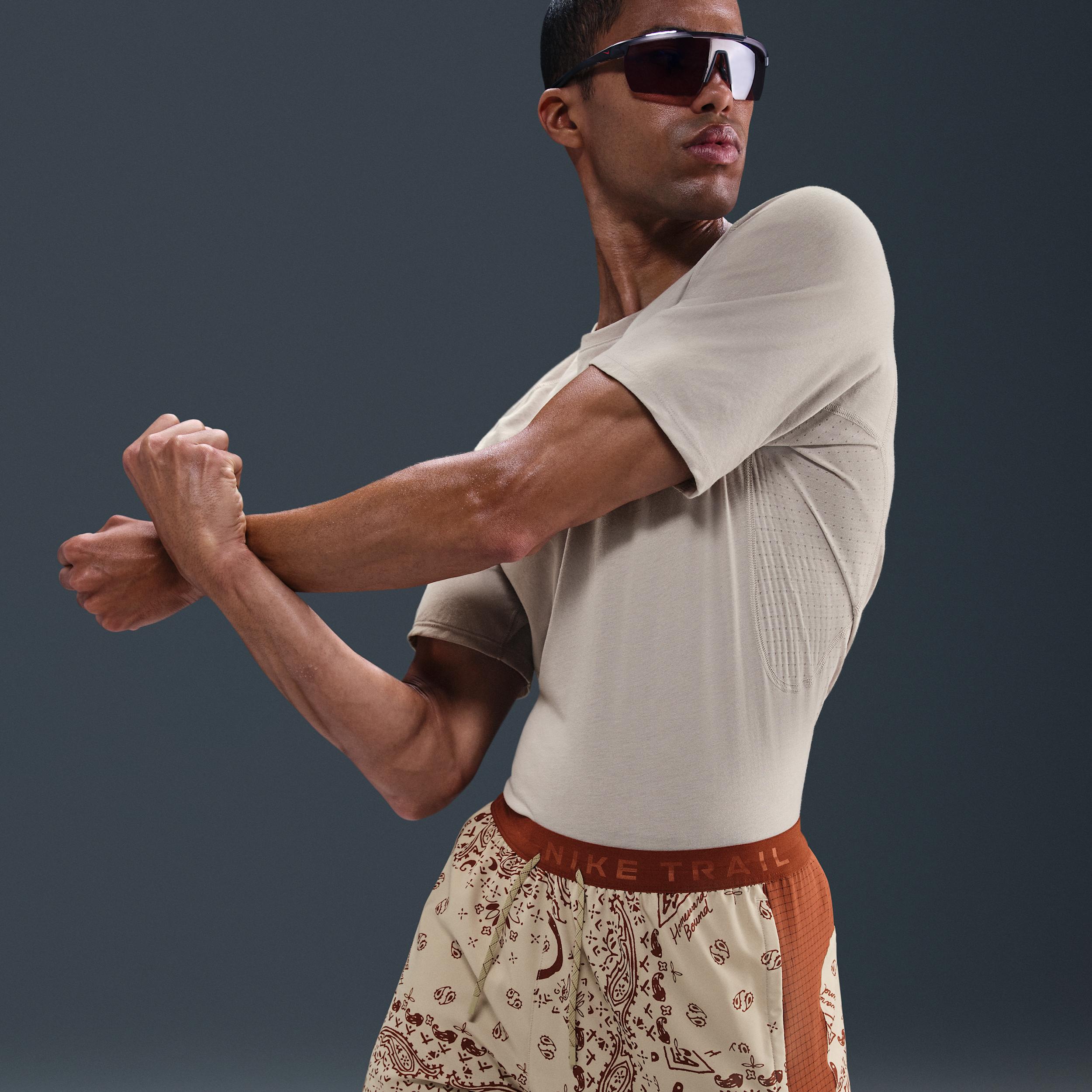 Nike Mens Trail Dri-FIT 6 Brief-Lined Running Shorts | HJ4174-253 Product Image