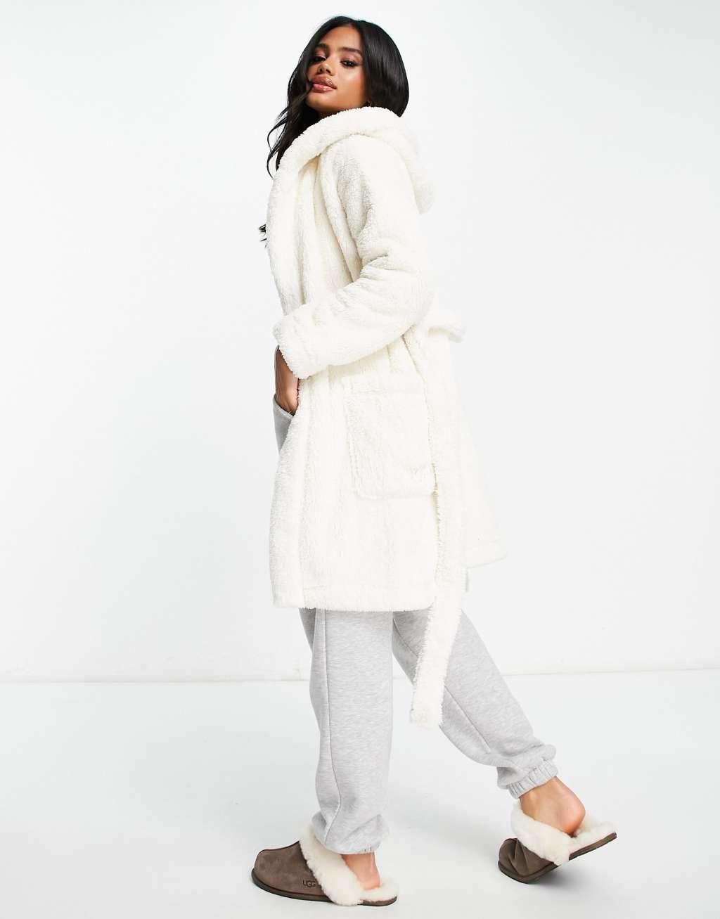 UGG Aarti cozy robe in gray zebra Product Image