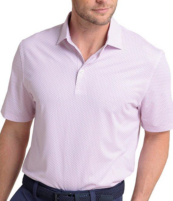 Southern Tide Performance Stretch Driver On The Ball Printed Short Sleeve Polo Shirt Product Image