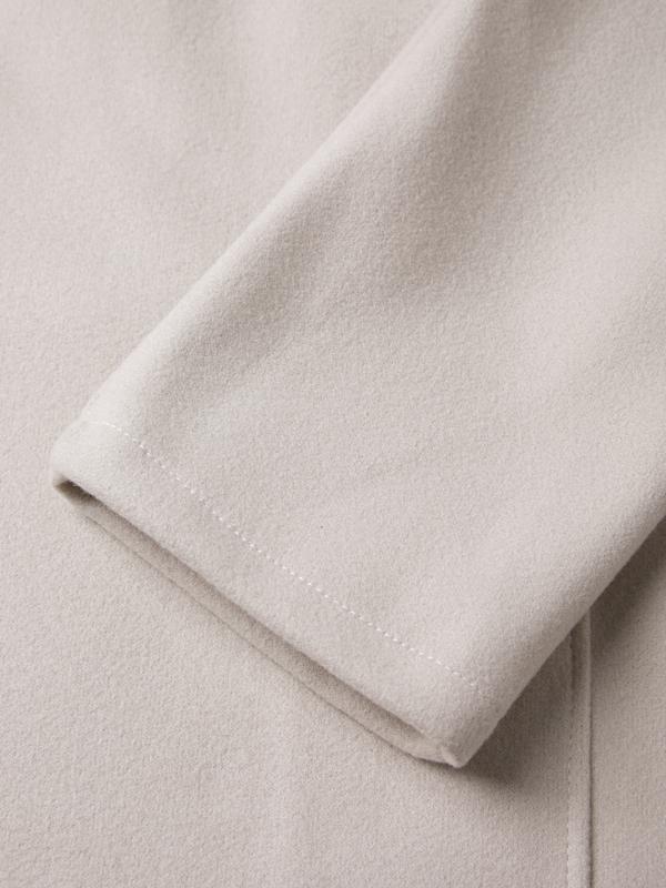 Preppy Horn Buckle Longline Jacket Product Image