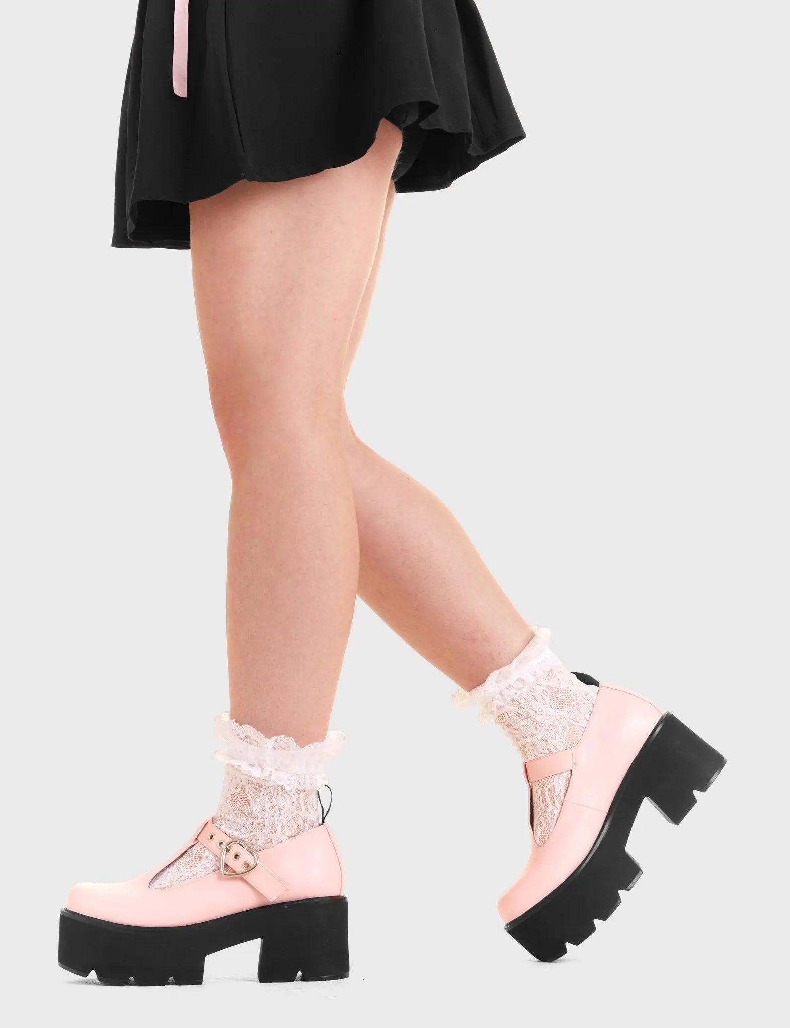 Love Story Chunky Mary Jane Shoes Product Image