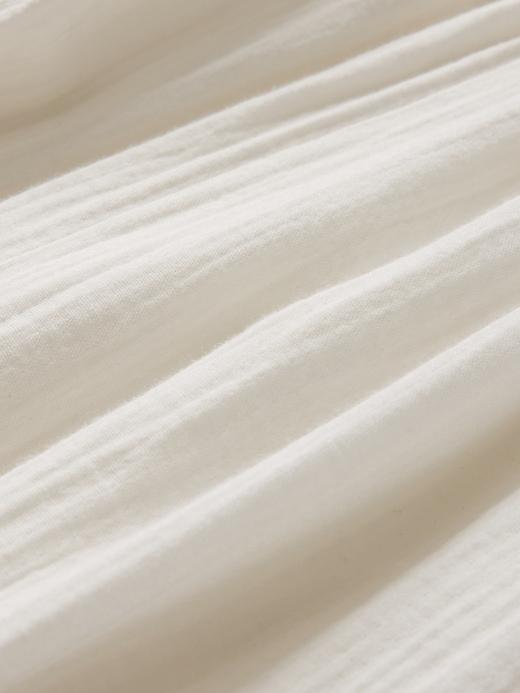 Cotton Gauze Mixed Media Maxi Dress Product Image