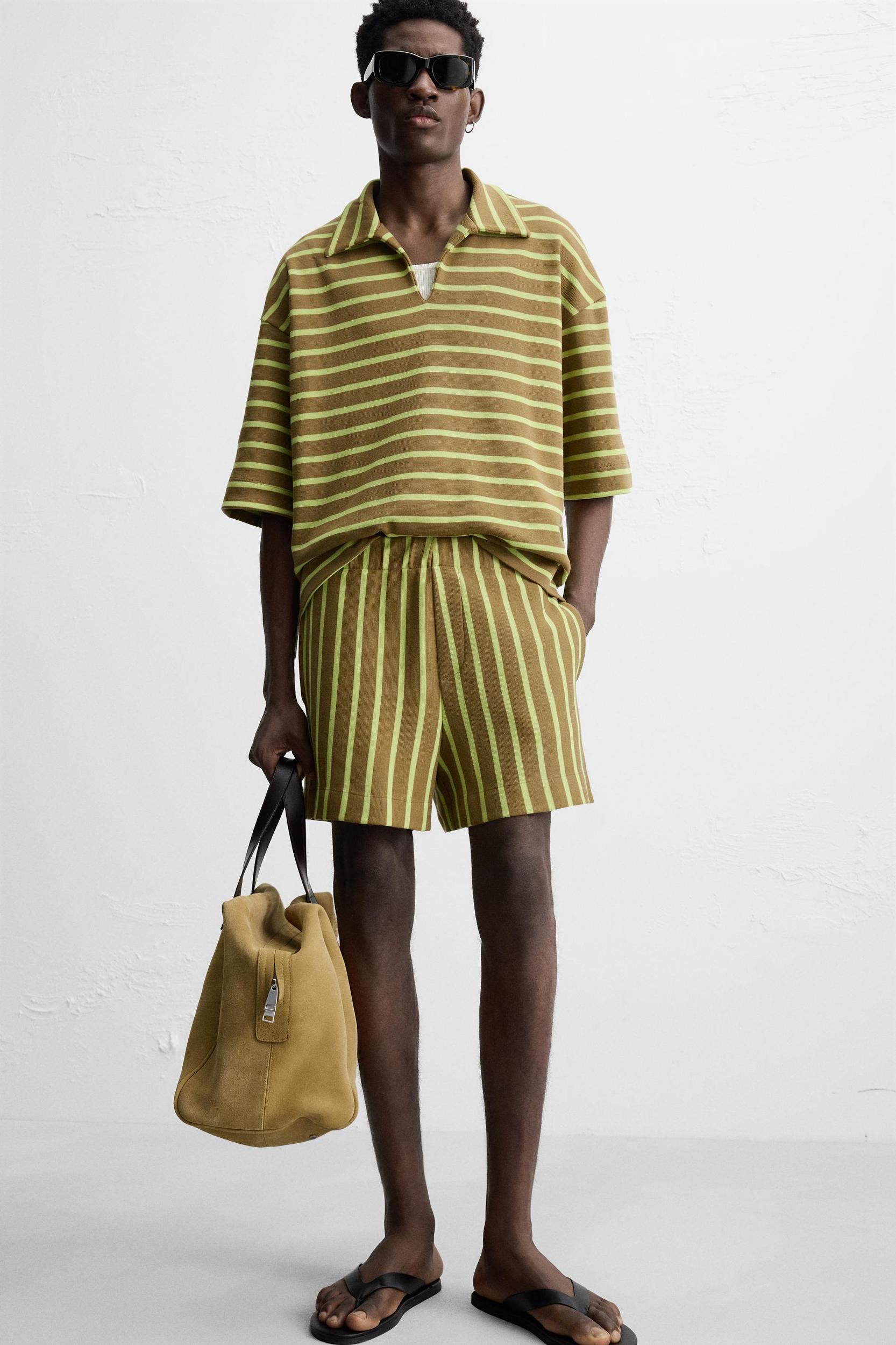 STRIPED SHORTS Product Image