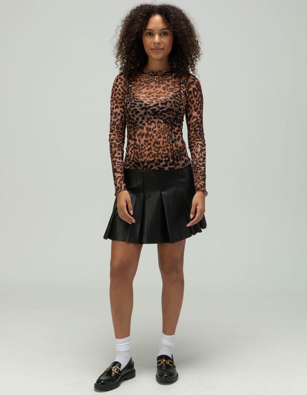 NOISY MAY Leopard Print Womens Top Product Image