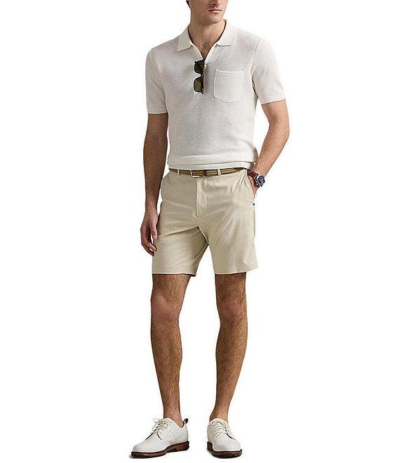 Polo Ralph Lauren RLX Golf Mesh-Knit Performance Stretch Short Sleeve Sweater Polo Shirt Product Image
