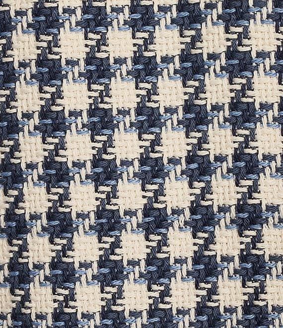 J.McLaughlin Martha Tweed Blend Houndstooth Round Neck Bracelet Sleeve Jacket Product Image