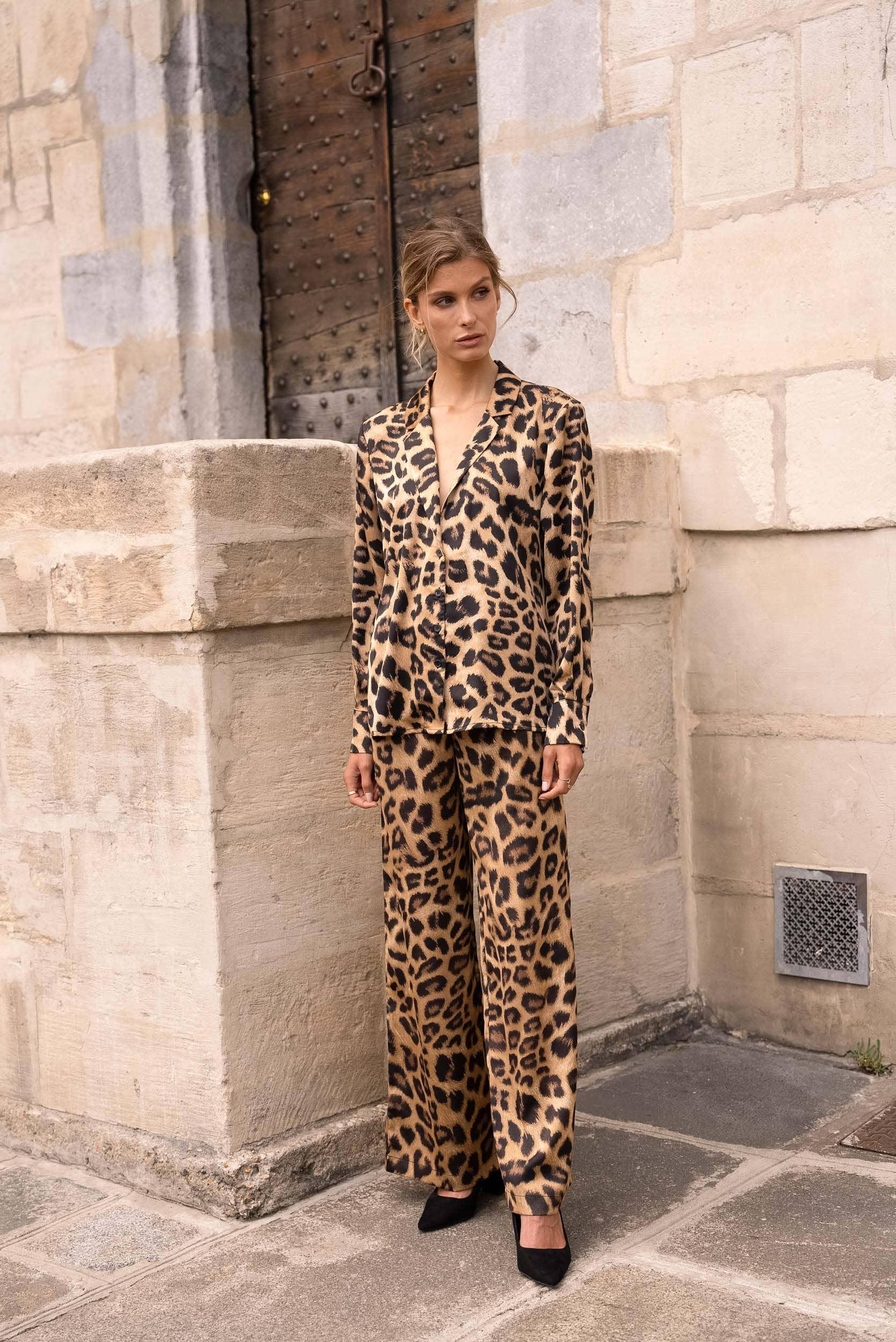 Leopard Print Pants Product Image
