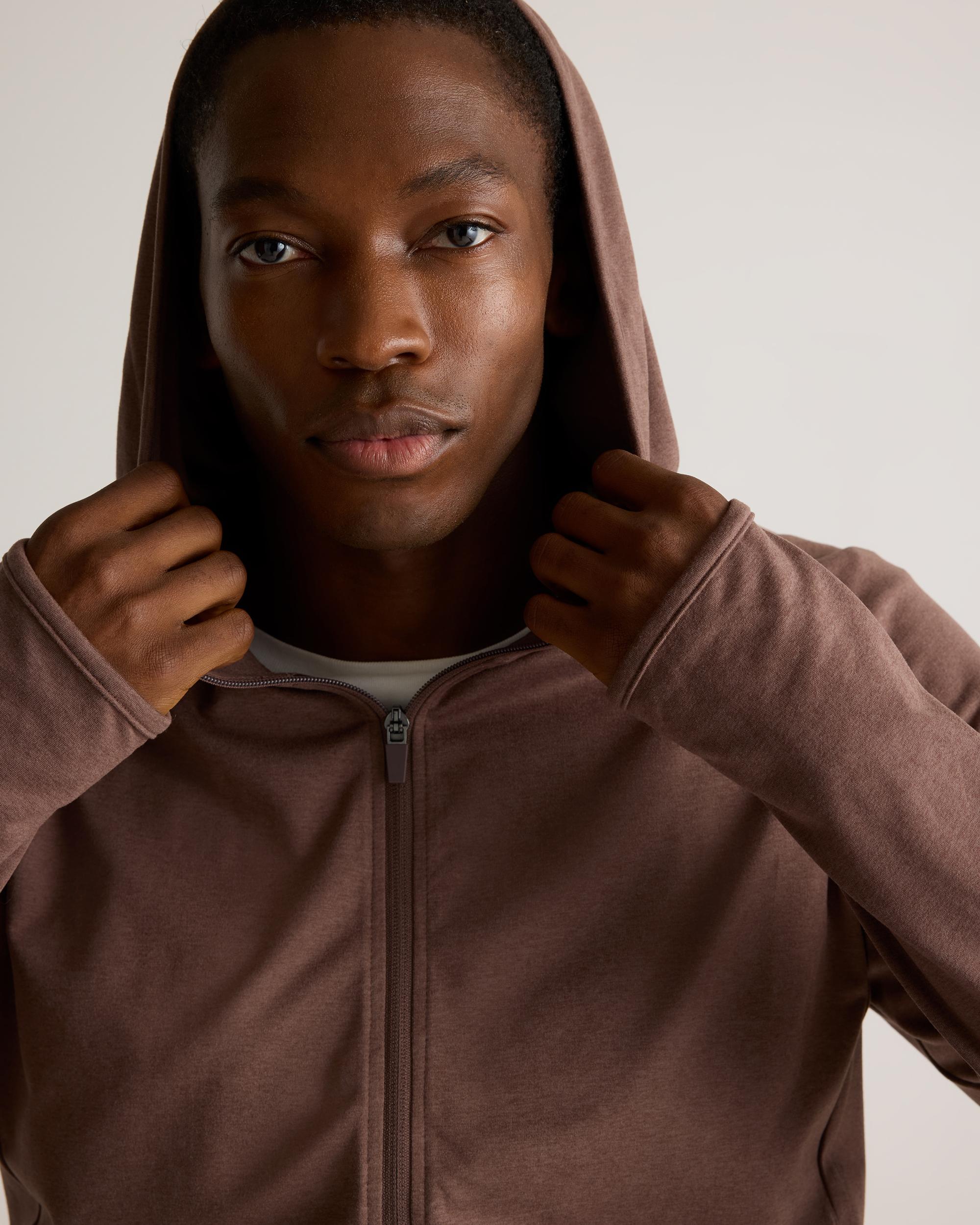 Quince | Men's Flowknit Performance Zip Hoodie Recycled Polyester Product Image
