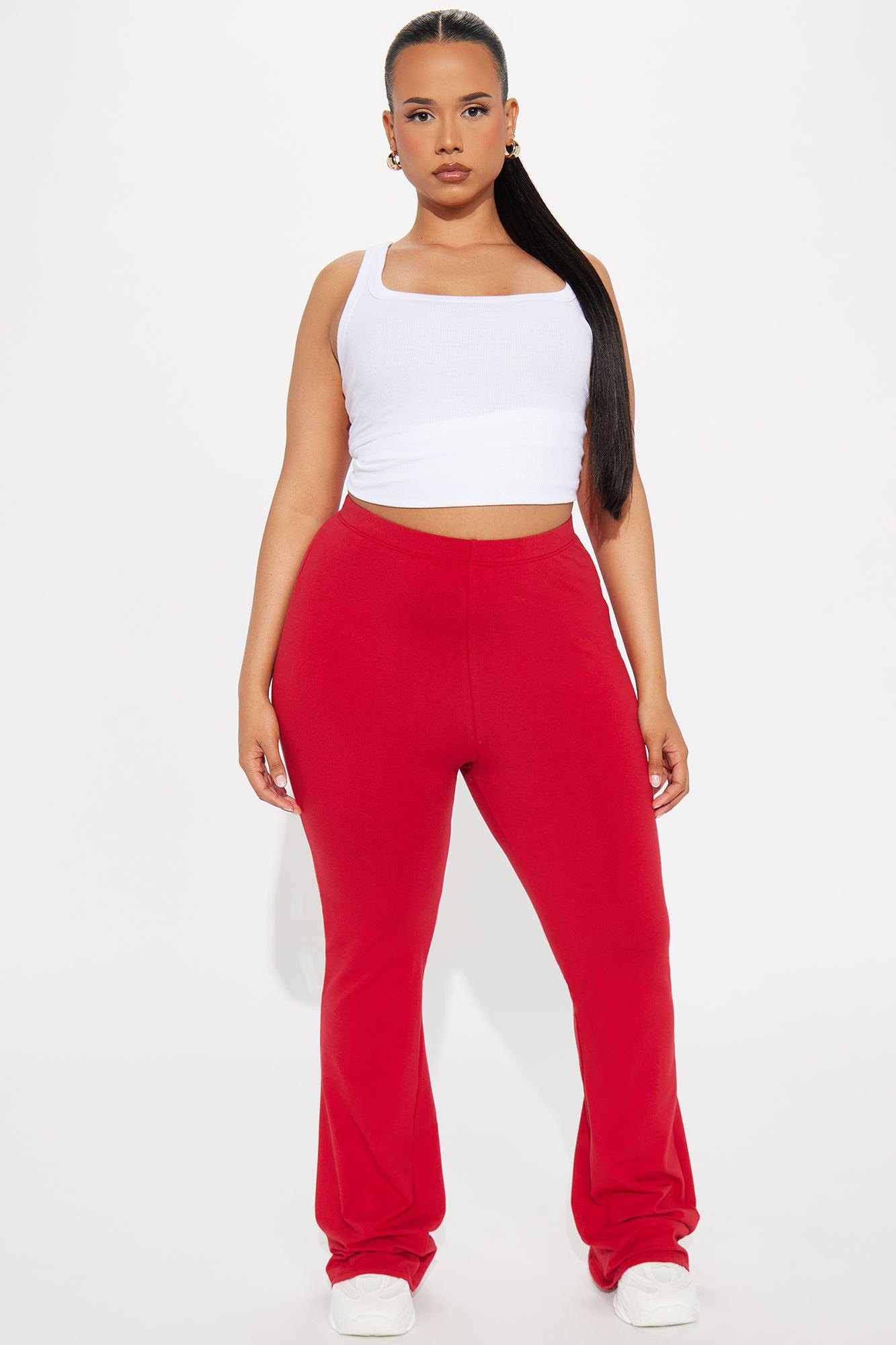 Adriana Flare Pant - Red Female Product Image