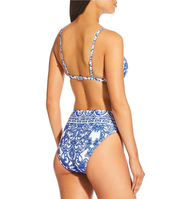 Antonio Melani Ornate Border High Waisted Swim Bottom Product Image