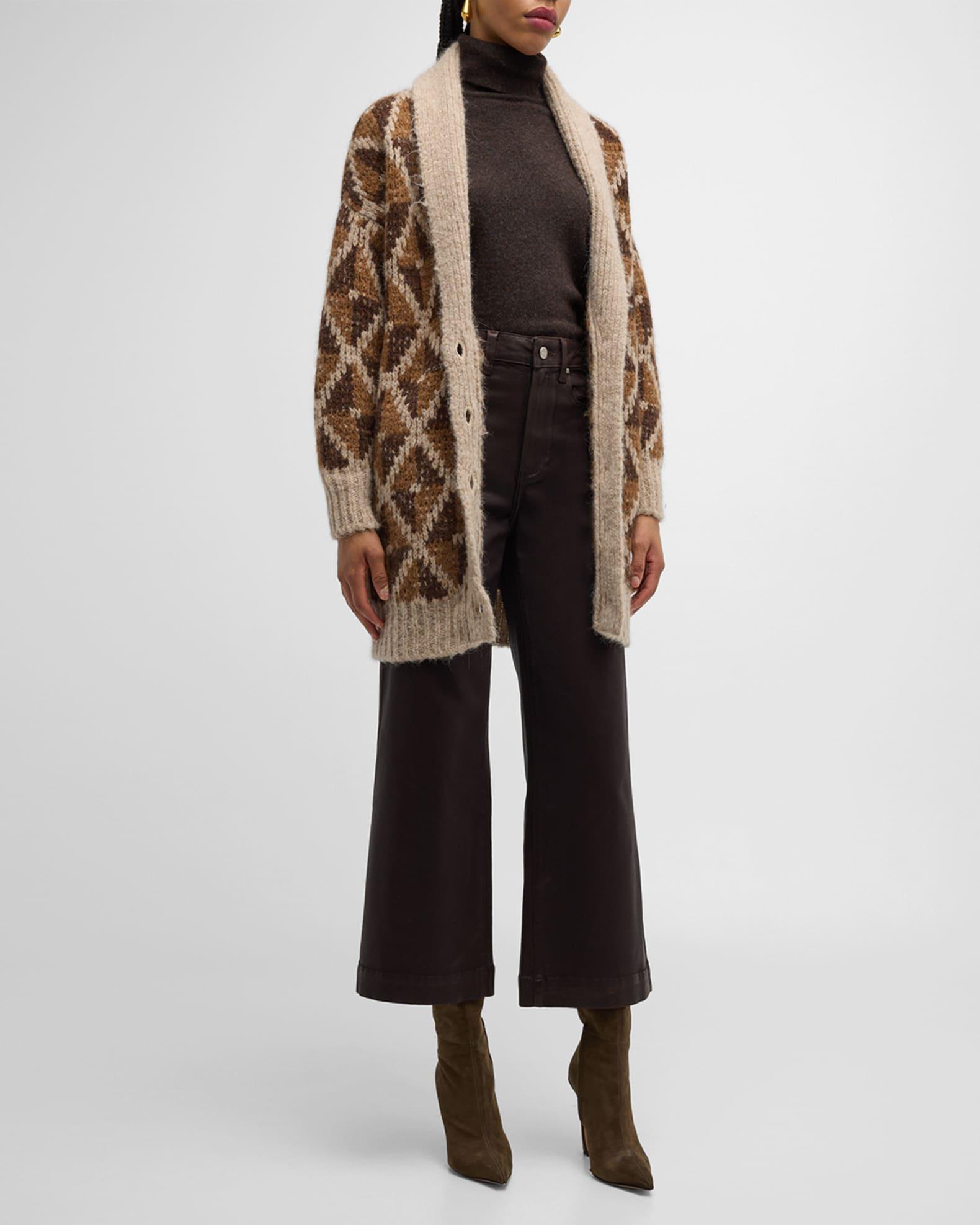 Anessa Wide-Leg Crop Jeans Product Image