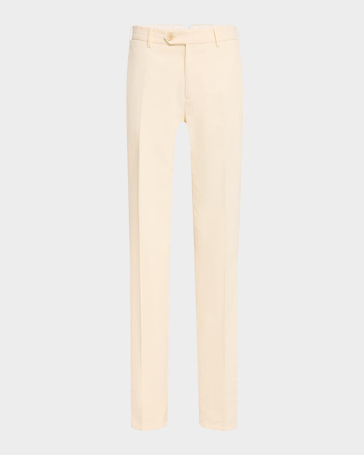 Mens Slim Flat-Front Pants Product Image