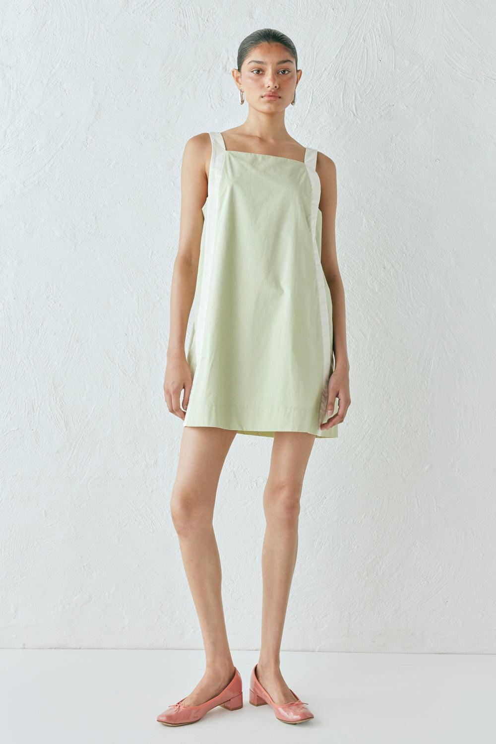 Luma Mini Dress Sage Product Image