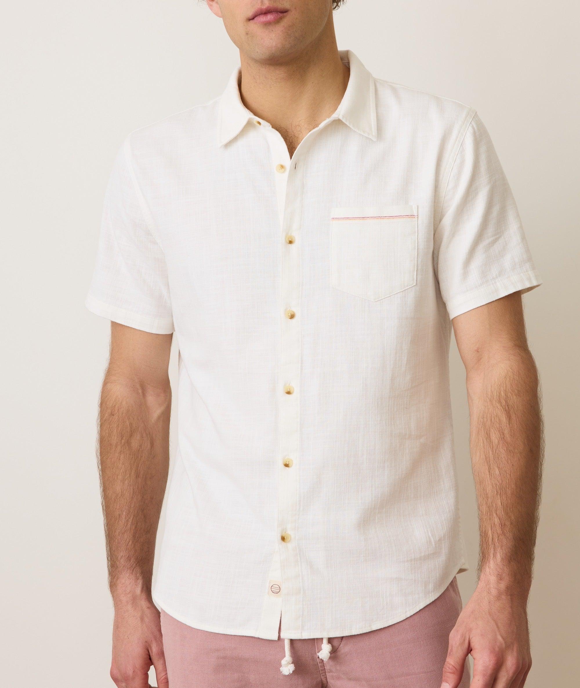 Stretch Selvage Short Sleeve Shirt Product Image