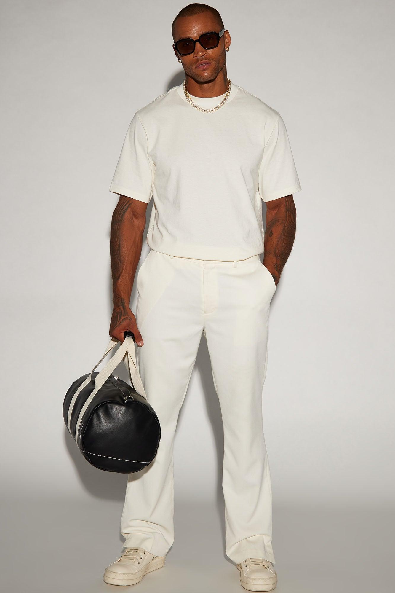 Oversized Heavyweight Short Sleeve Tee - Off White Product Image