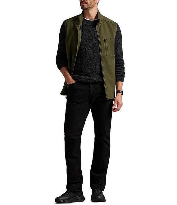 Polo Ralph Lauren Big & Tall Full-Zip Double Knit Vest Product Image