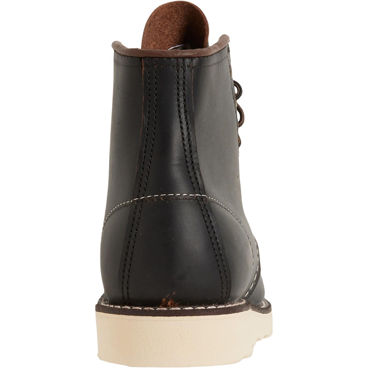 Red Wing 6” Classic Moc-Toe Work Boots - Leather, Factory 2nds (For Men) Product Image