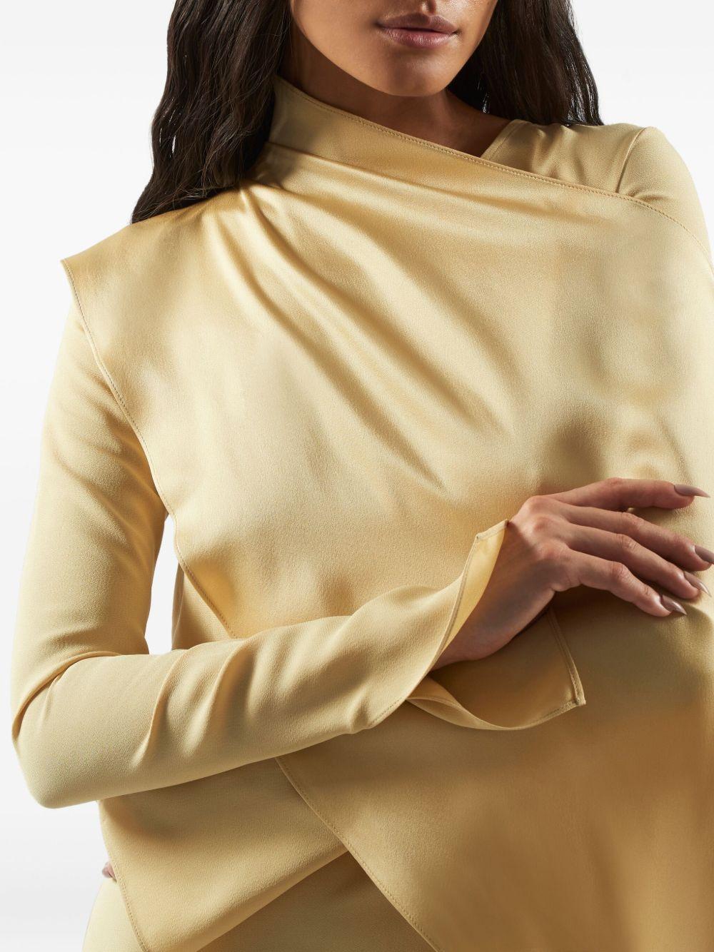 Mounia draped fringe maxi dress Product Image