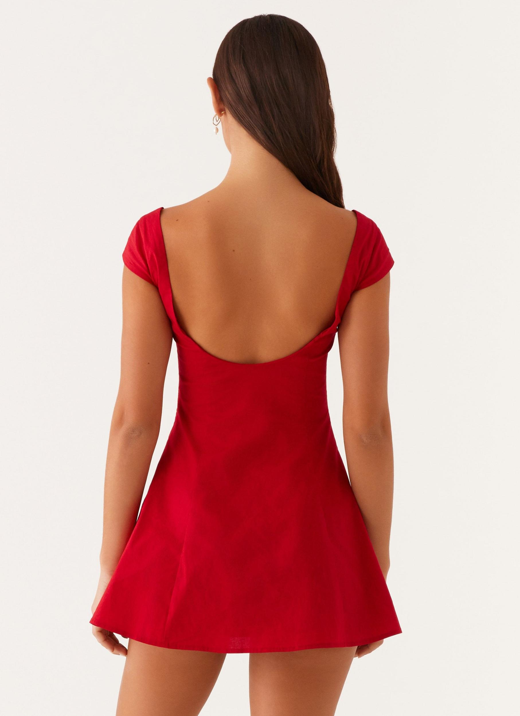 Kinley Mini Dress - Red Product Image
