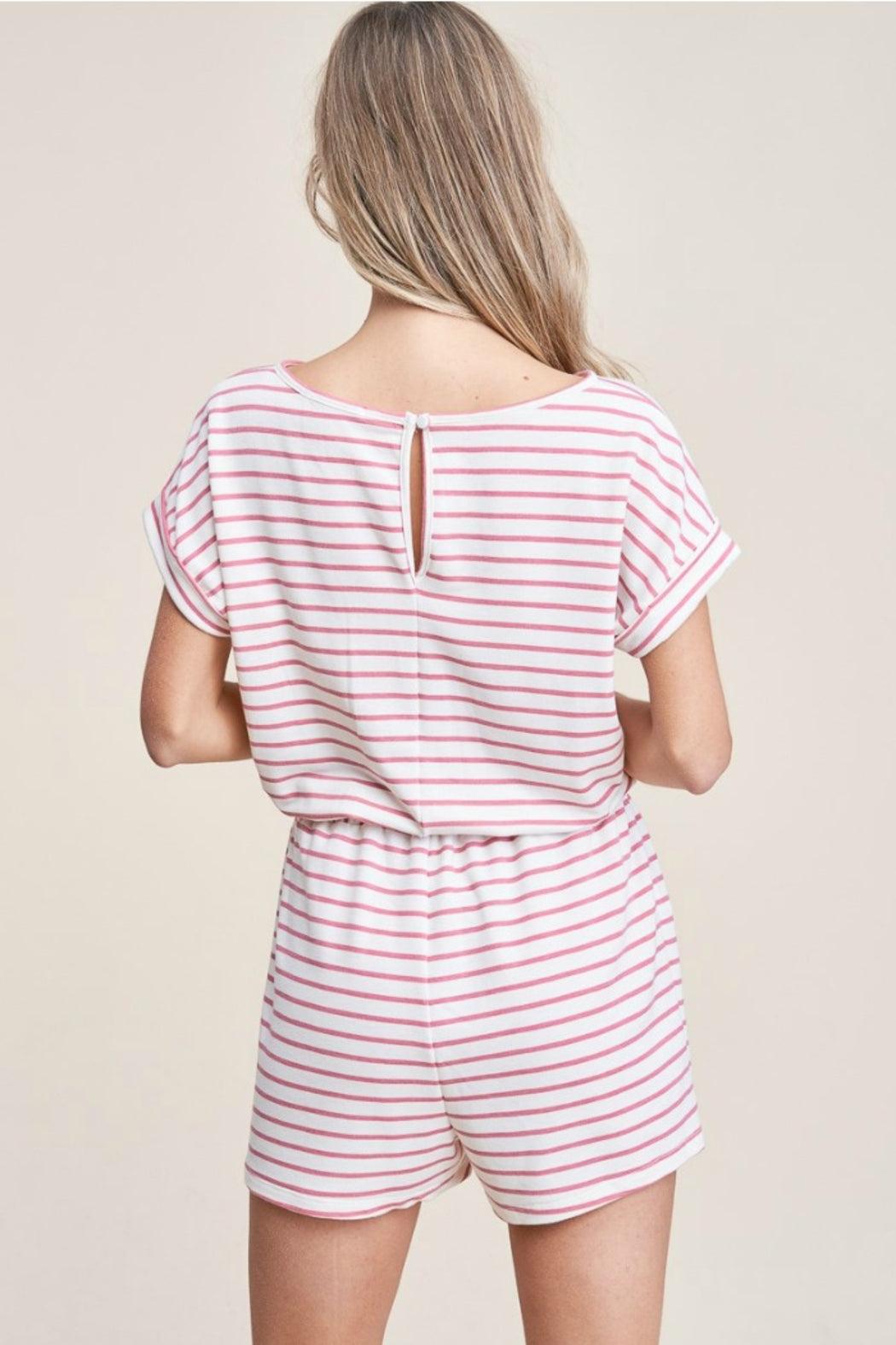 Elastic Waist Romper Product Image