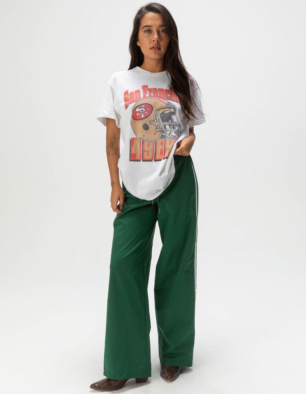 JUNK FOOD San Francisco 49ers Throwback Womens Oversized Tee - WHITE Product Image